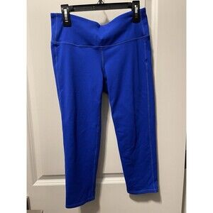 Athleta Cropped Legging Cobalt Blue Women Size Small